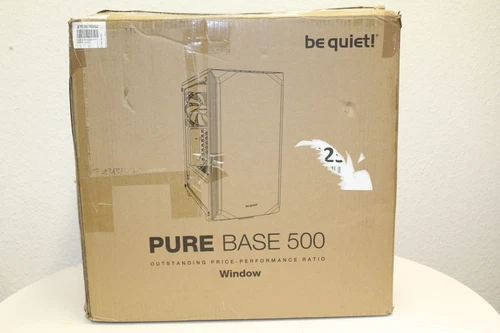 be quiet! Pure Base 500 Window Mid Tower Enclosure - Black New Invoice VAT