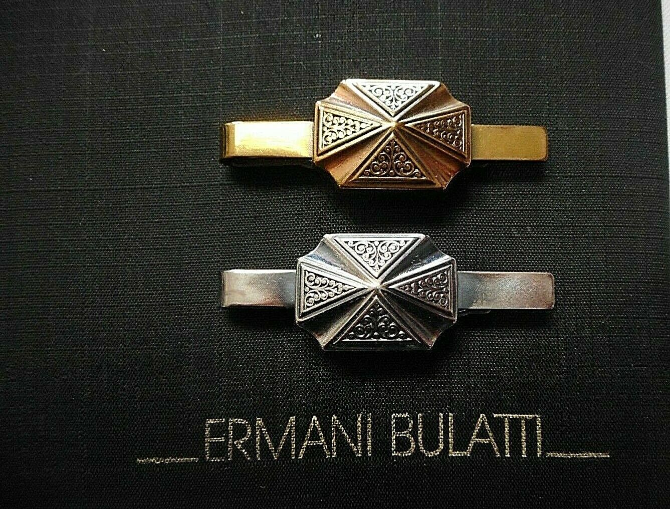 Vintage Men's Tie Clips from the Ermani Bulatti Collection