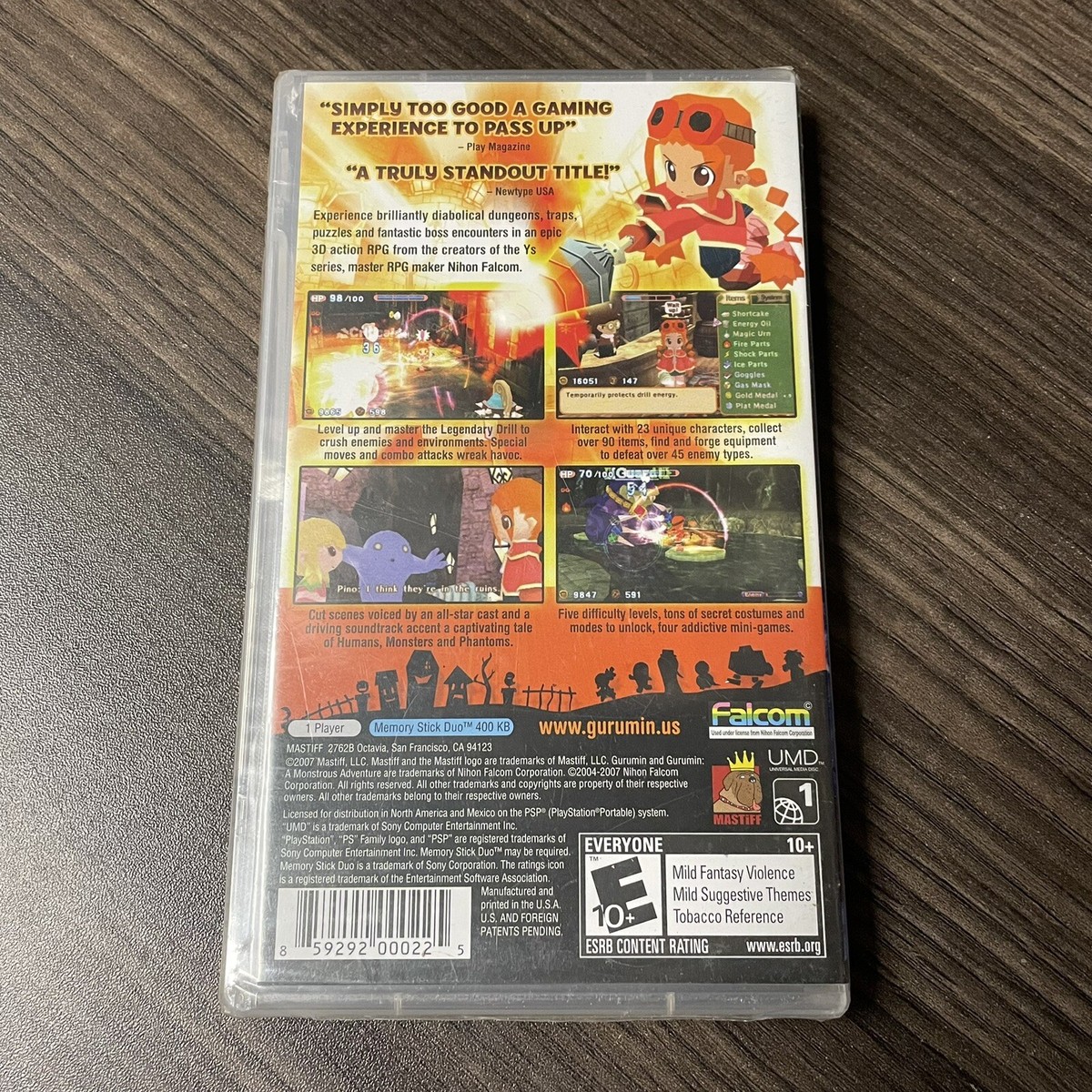 Gurumin Sur Sony PSP – 1ère Édition Française – Neuf Sous Blister (Falcom)