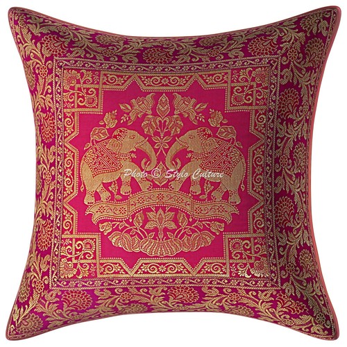 Bohemian Cushion Cover Brocade Jacquard Boho Throw Decor Pillow Cover Case - Picture 2 of 6