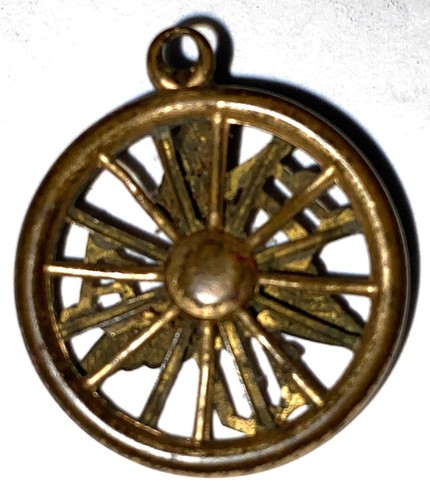vintage LAW League of American Wheelmen WATCH FOB medal pendant #619 - Picture 2 of 2