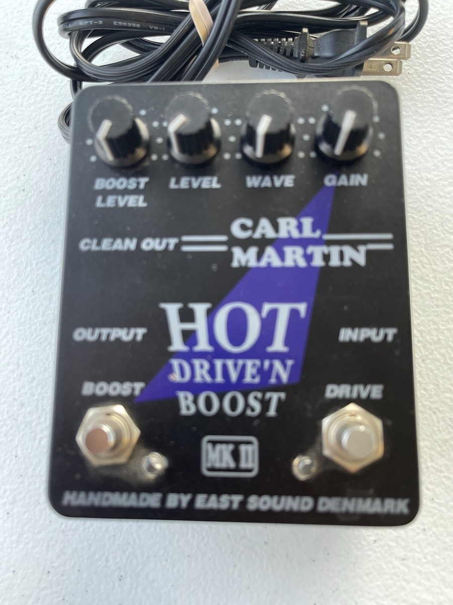 ギター HOT DRIVE'N BOOST MKIII Carl Martin Hot Drive 'N Boost mk 3 Pedal | Music & Arts