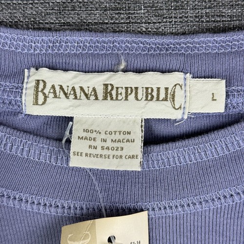 Suéter Banana Republic para mujer manga larga cuello redondo vintage nuevo con etiquetas grande púrpura - Imagen 2 de 19