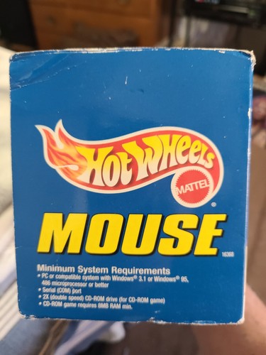 HOT WHEELS COMPUTER MOUSE, WORKING HEADLIGHTS, REVVING MOTOR, BRAND NEW - Picture 5 of 6