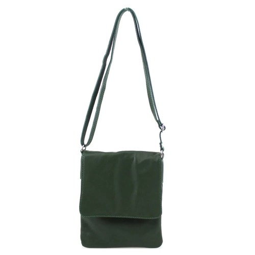 Women Small Genuine Italian Vera Pelle Leather VPZ1 Flap Cross Body Shoulder Bag - Picture 46 of 53