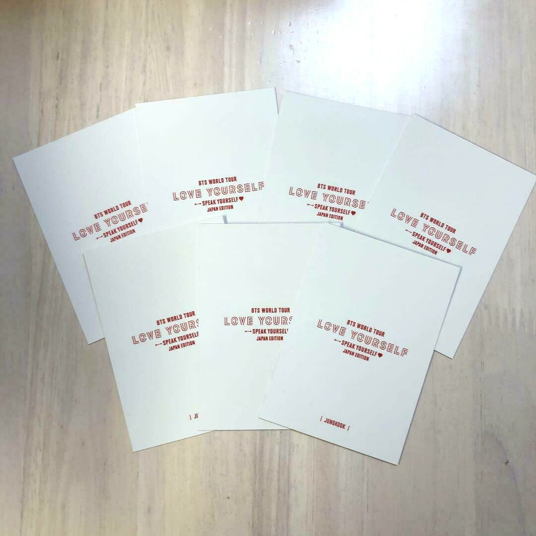 BTS LOVE YOURSELF SPEAK YOURSELF COIN POUCH PHOTOCARD