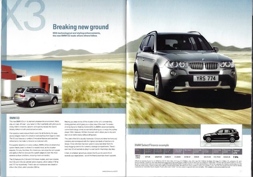BMW Range Spring 2007 UK Market Sales Brochure 1 3 5 6 7 Series Z4 X3 X5 - Picture 5 of 6