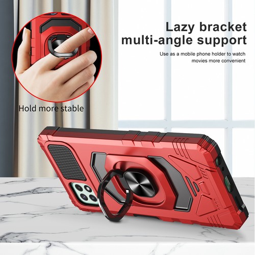 Funda con soporte de anillo de 7,0" para Boost Mobile Celero 5G Plus 2023 con vidrio templado - Imagen 44 de 51