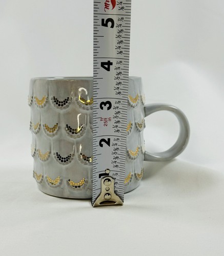 Taza Starbucks Azul Gris Dorado Sirena Pescado Escamas Aniversario Sin Microondas 2016 - Imagen 6 de 8