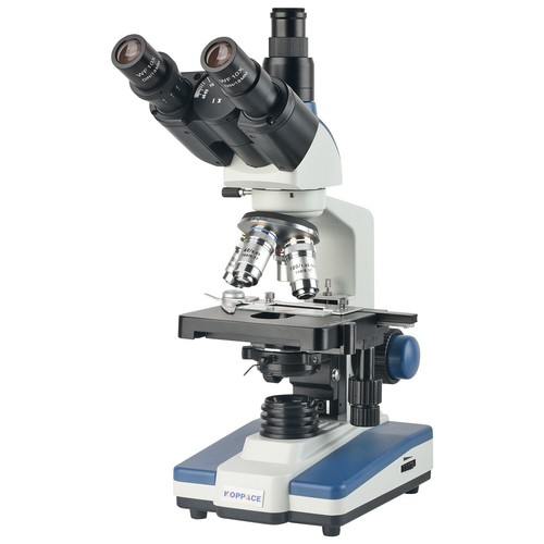 KOPPACE 40X-2500X Trinocular Biological Microscope Eyepiece WF10X,WF25X - Picture 1 of 11