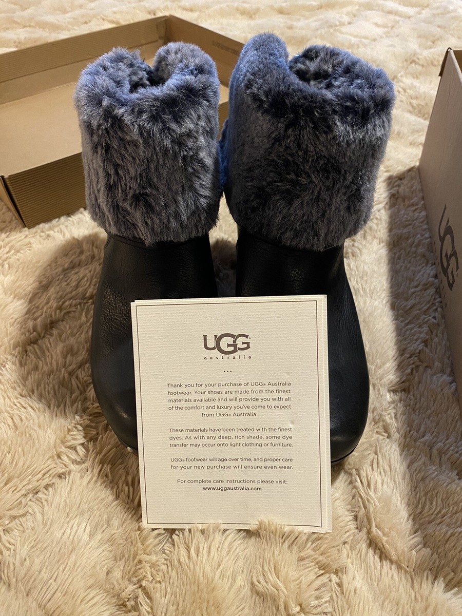 NEW WOMENS LYNNEA LEATHER UGG BOOTS 7 | eBay