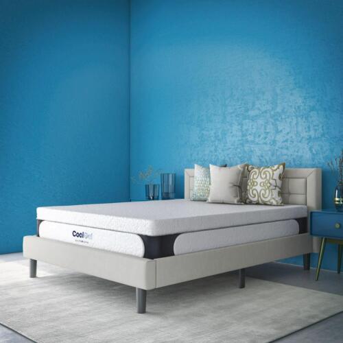 King Size Plush Orthopedic Cooling Gel Memory Foam 14" Mattress 2 Free Pillows - Picture 2 of 24