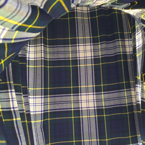 Tartan Gift Shops Skirt Womens XS Tartan Plaid Scottish Kilt Green Vintage Wool - Picture 8 of 14