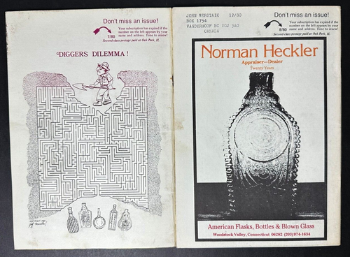 Antique Bottle World 1980 Complete Set Of 12 Monthly Booklets 32 Pages Each - Imagen 9 de 13