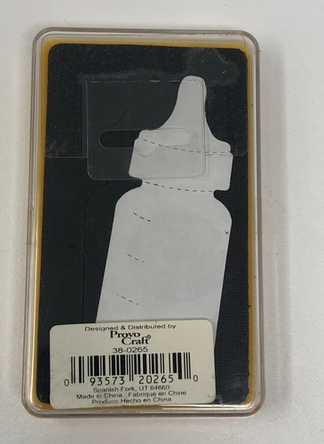 Sizzix Originals Stanzform: Medium Yellow (Babyflasche) 38-0265 - Bild 3 von 3