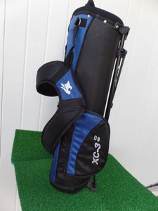 Couger Xc 3 Kids Carry Stand Golf Bag Blue Black Small Defact 15 Image Is Loading Couger Xc 3 Kids Carry Stand Golf Bag