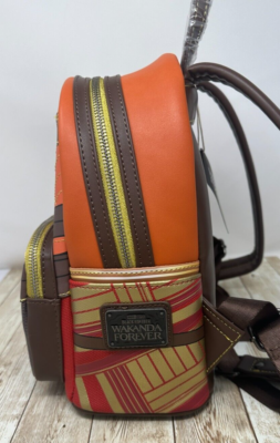 NWT Loungefly Marvel Black Panther Wakanda Forever Okoye Cosplay Mini Backpack Marvel Black Panther Wakanda Forever Okoye Cosplay Mini  main image 4