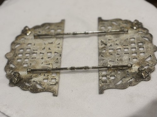 Rare Find Vintage Expandable Silverplated Trivet Footed Godinger Brand - Picture 9 of 14