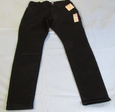 Levis Strauss Jeans Signature Womens Black Skinny Sz 6S ,28 X 28 Mid Rise NEW