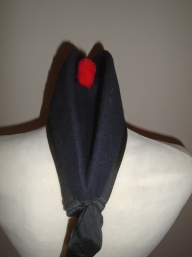 NAVY BLUE GLENGARRY BRITISH ARMY ISSUE SIZE 54CM NEW - Picture 3 of 3