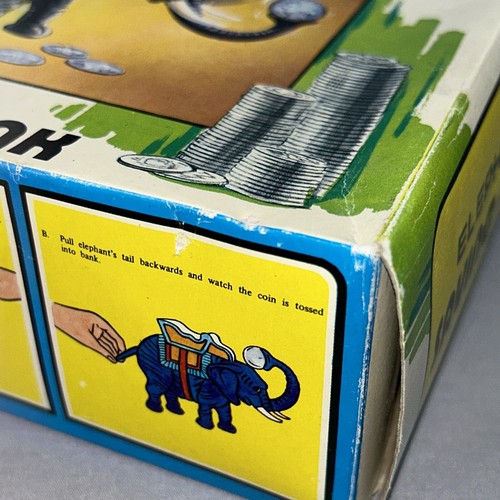 Vintage Plastic Elephant Savings Bank - British Crown Colony of Hong Kong - Picture 13 of 16
