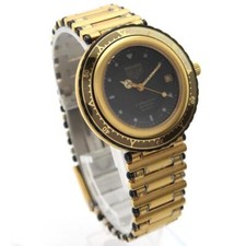 TAG Heuer Executive 914.313 Date Black Gold Round HEUER Quartz Mens Watch Auth