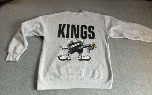 Vintage 90’s NHL LA KINGS Lion Mascot , Rare/ Back Graphic SZ Large Nutmeg - Picture 14 of 21