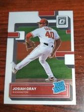 2022 Donruss Josiah Gray Rated Rookie Card-#42-Washington Nationals