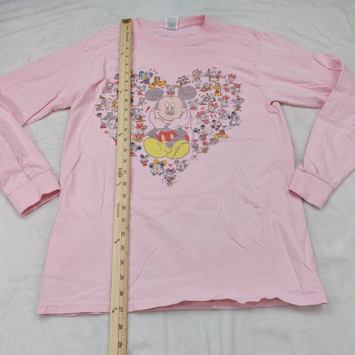 FRUIT OF THE LOOM DAMEN DISNEY MICKEY MOUSE & FRIENDS HERZ GRAFIK T-SHIRT MED - Bild 5 von 9