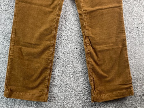 New Land's End Women's Petite Low Rise Corduroy Bootcut Pants Gold 6P 31x28 - Picture 4 of 14