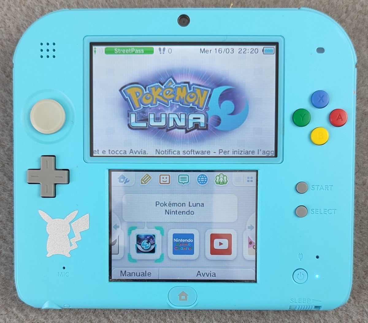 ニンテンドー2DS - Nintendo 2DSLL　ポケモンXとムーン付き 61JaWdUHG9L._UF350,350_QL50_.jpg