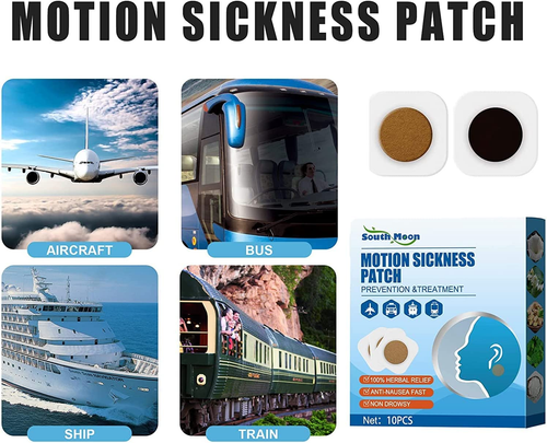 Motion Sickness Patch, 20 Pcs Motion Sickness Patch Sticker for Cruise/Plane/Tra - Picture 4 of 12
