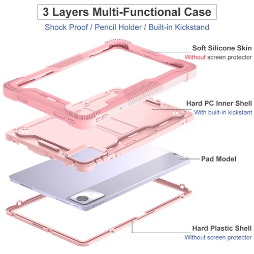 OZ For Lenovo Tab M11 TB330FU 11" Tablet Case Heavy Duty Shockproof Rugged Cover - Picture 42 of 58