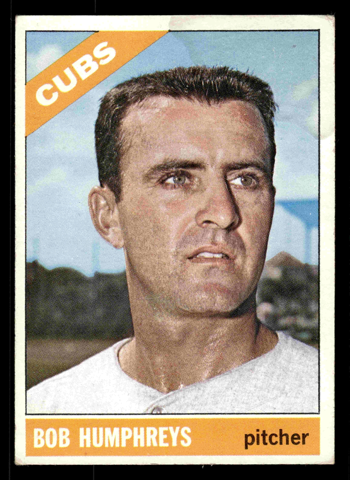 1966 Topps #342 Bob Humphreys - Chicago Cubs (Low Grade)