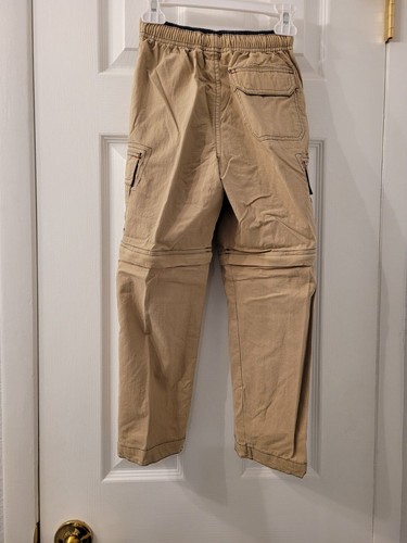 HEALTHTEX 2 IN 1 CARGO PANTS/SHORTS BEIGE/TAN BOYS SIZE 6 PRE-OWNED - Picture 2 of 6