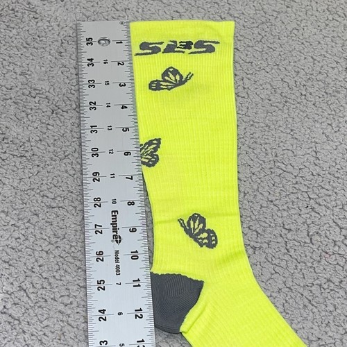 SLS3 FCX Compression Socks M/L Lemon Lime 20-30 mmHg Knee High Support 2 Pairs - Picture 8 of 10