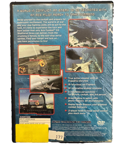 Ace Combat 4 PS2 CIB Shattered Skies Sony PlayStation 2 CIB - Picture 5 of 5