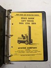 Hyster S60A S70A S80A Forklift Parts Operator Operation Maintenance Manual Book