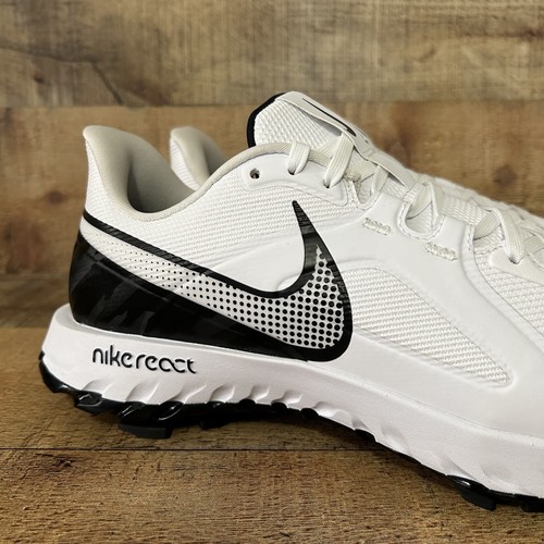 Nike Golf Men's SIZE 9 W WIDE White Black React Infinity Pro CT6621-102 New - Picture 9 of 11