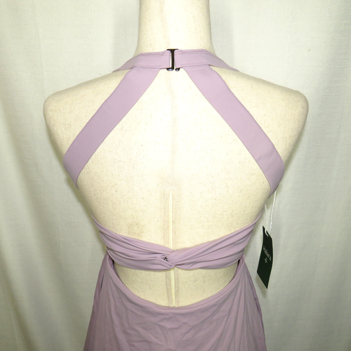 Halara Pale Lilac Backless Twisted Easy Peezy Active Dress Size Medium - Picture 6 of 11