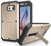 Gold Rugged Armor Tank Stand Case Screen Guard Cover For Samsung Galaxy S6 on sale Gold Rugged Armor Tank Stand Case Screen Guard Cover For Samsung Galaxy S6 on sale