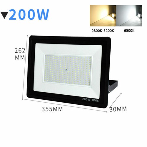 10-200 Watt LED floodlight with motion detector outdoor lamp IP66 floodlight spotlight de - Picture 18 of 25