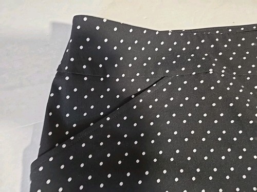 Sz 4XP (48 x 27") Women's Pants, Black Polka Dots Pull-on Elastic Waist New - Picture 3 of 8