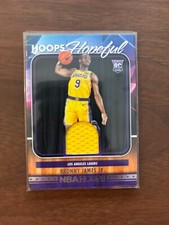 2024-25 NBA Hoops Bronny James - Hoops Hopeful Memorabilia #HHM-BJL  