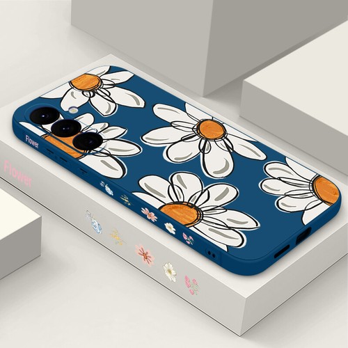 Handyhülle für Samsung S25 S24 S23 Ultra S22 A16 A56 A36 A55 Blume Silikonhülle - Picture 16 of 21