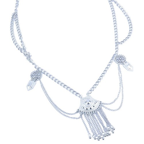 Bauch Taille Bikini Quaste Vergoldet Taille Silber Gold Strand Body Kette Gürtel Boho - Bild 4 von 8