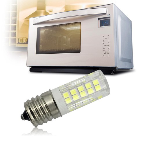 2pcs/10pcs E17 Microwave Oven Light LED bulb 64-2835 Ceramics 5W White/Warm - Picture 4 of 6