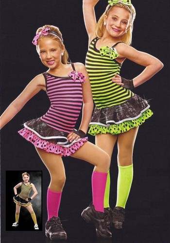 Adult Large YELLOW Happy Dance Jazz Tap Dance Costume - Bild 2 von 3