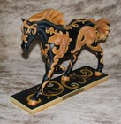 Trail Of Painted Ponies Horse Dreams~Low 1E/0724~Swirls of Horse Heads Portraits