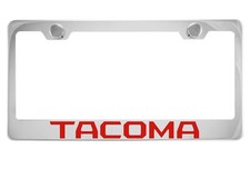 Chrome License Plate Frame For Tacoma